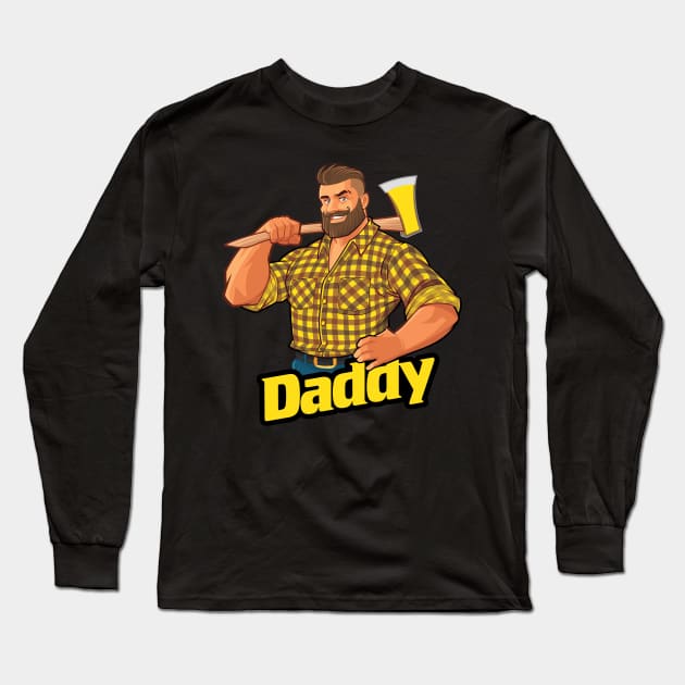 Daddy Long Sleeve T-Shirt by designer_dick